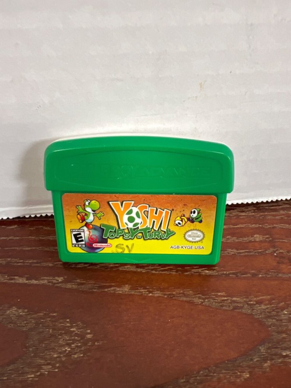 Nintendo Game Boy Advance Yoshi Topsy-Turvy Game Cartridge Tested